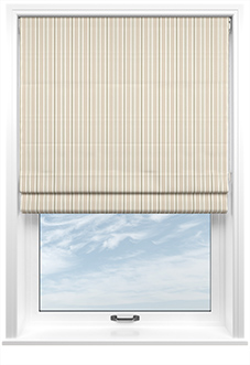 The British Stripe Co. Charles, Dover No.1 - Roman Blind